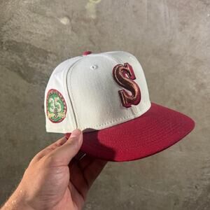 Seattle Mariners Chrome Dome Two Tone Sonics Crossover New Era Pro Image 7 1/8